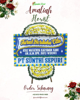 Papan Bunga Duka di Moneng Sepati